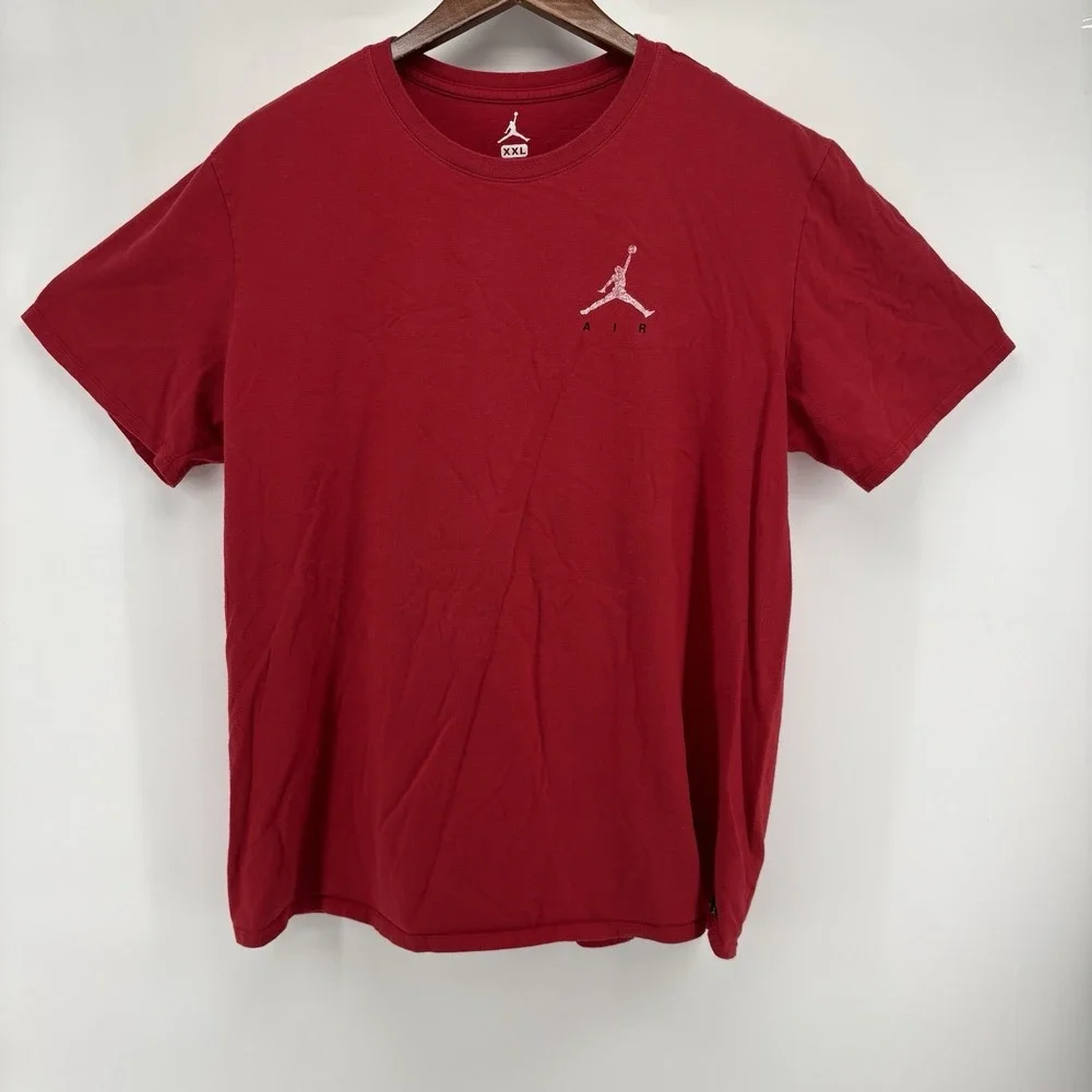 Air Jordan T-Shirt‎ Men's 3XL Red